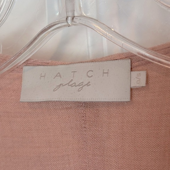 HATCH Plage Lina Neema Caftan Wool Blend Maxi Dress Mauve Pink O/S - Picture 10 of 11